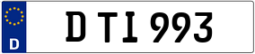 Truck License Plate